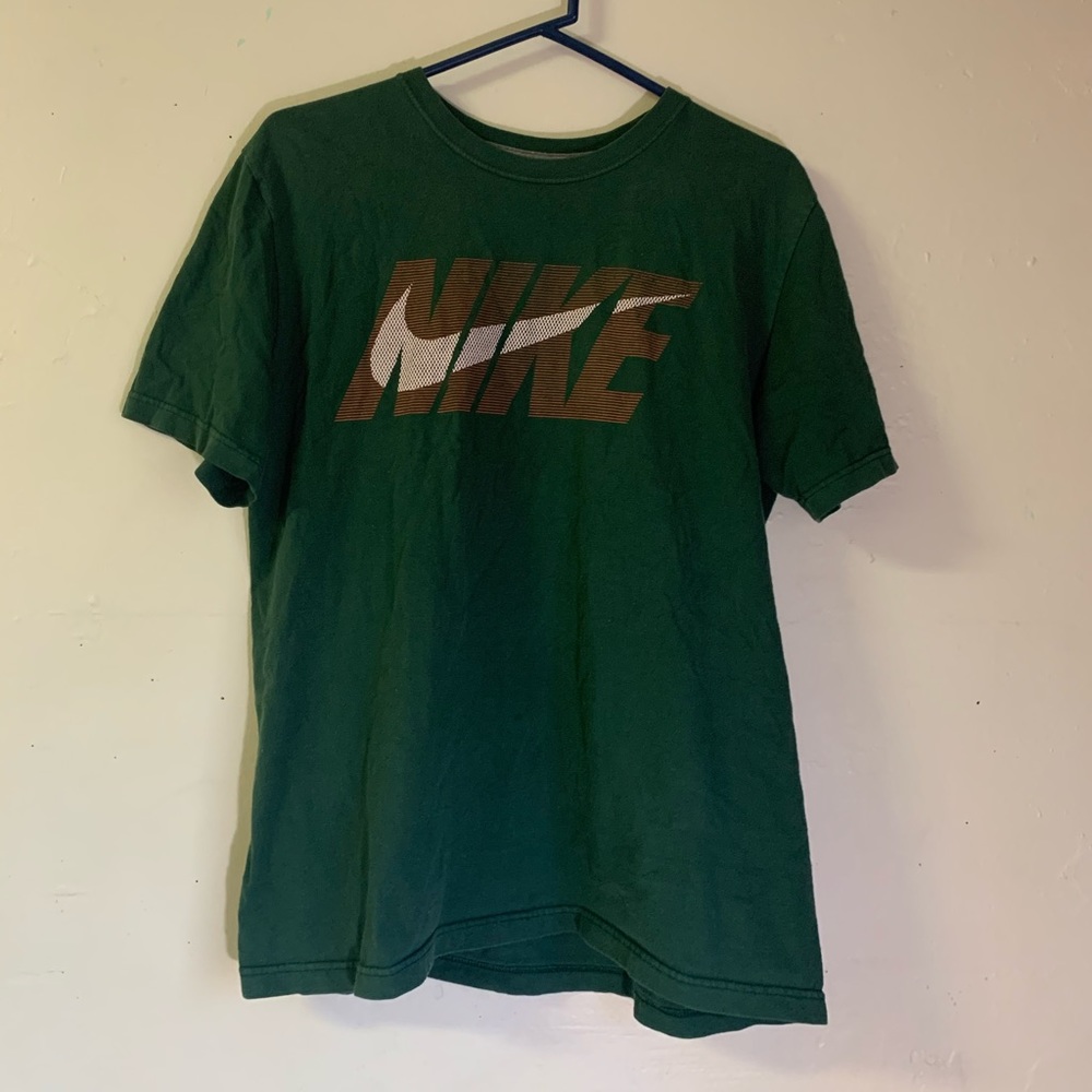 Green Nike tee